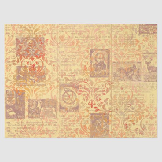 エフエメラオータム紙シリーズデザイン21 薄葉紙 (正面)