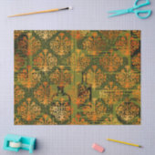 エフエメラオータム紙シリーズデザイン6 薄葉紙 (クラフト)