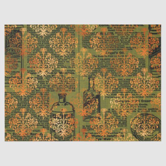 エフエメラオータム紙シリーズデザイン6 薄葉紙 (正面)