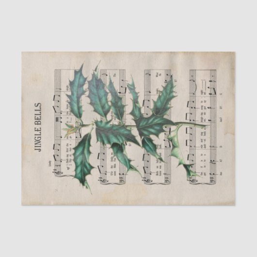 エフエメラクリスマスソングジンルベルデコページ 薄葉紙 (正面)