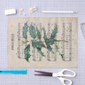 エフエメラクリスマスソングジンルベルデコページ 薄葉紙 (クラフト)