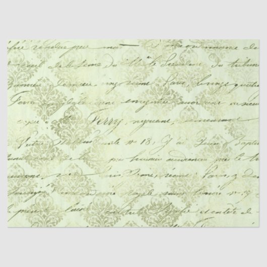 エフエメラグリーン紙シリーズデザイン10 薄葉紙 (正面)