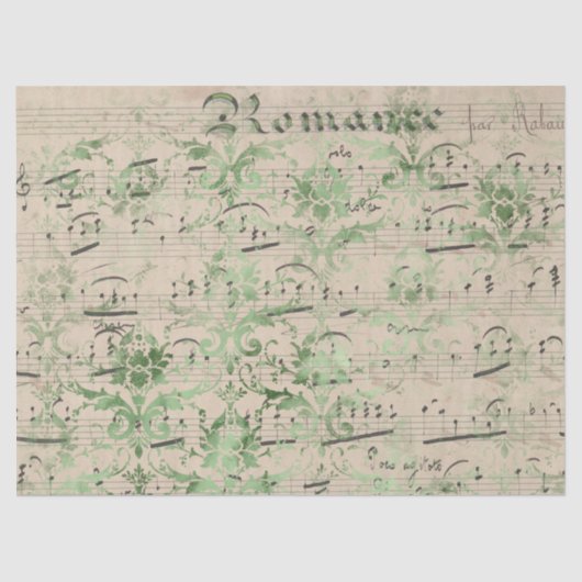 エフエメラグリーン紙シリーズデザイン17 薄葉紙 (正面)