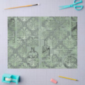 エフエメラグリーン紙シリーズデザイン4 薄葉紙 (クラフト)