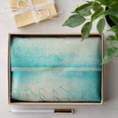 エフエメラターコイズ紙シリーズデザイン11 薄葉紙 (ギフト)