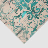 エフエメラターコイズ紙シリーズデザイン1 薄葉紙 (詳細)