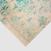 エフエメラターコイズ紙シリーズデザイン3 薄葉紙 (詳細)