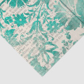 エフエメラターコイズ紙シリーズデザイン4 薄葉紙 (詳細)
