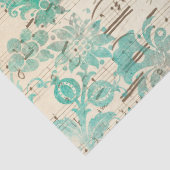 エフエメラターコイズ紙シリーズデザイン7 薄葉紙 (詳細)