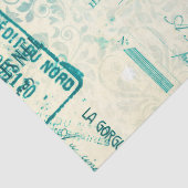 エフエメラターコイズ紙シリーズデザイン8 薄葉紙 (詳細)