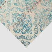 エフエメラターコイズ紙シリーズデザイン9 薄葉紙 (詳細)