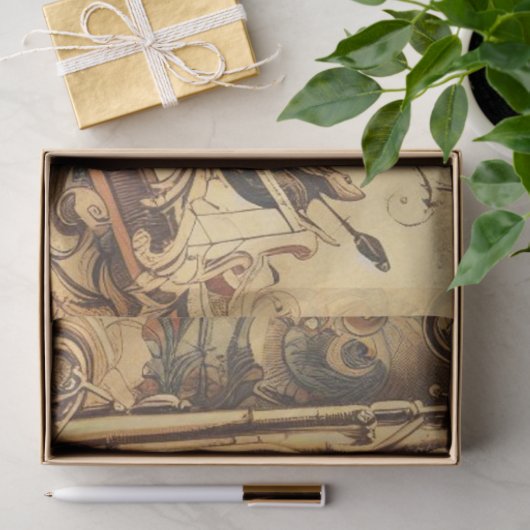 エフエメラデコップファニチャースクラップブック作り音楽 薄葉紙 (ギフト)