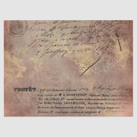 エフエメラバラ金ゴールド紙シリーズデザイン20 薄葉紙 (正面)