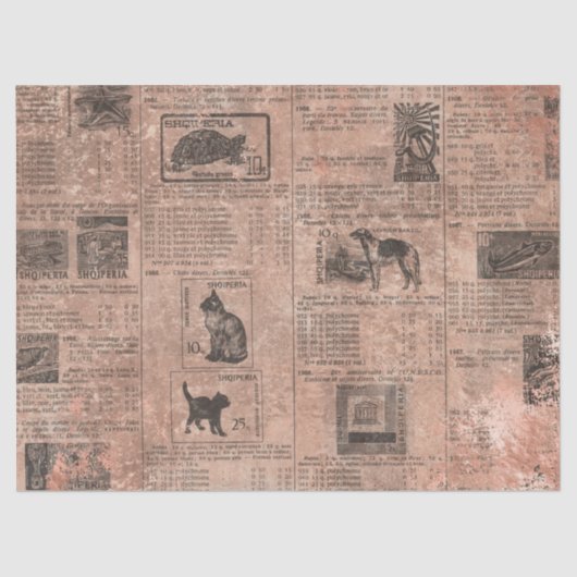 エフエメラバラ金ゴールド紙シリーズデザイン5 薄葉紙 (正面)