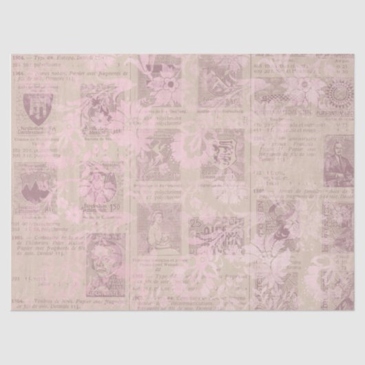 エフエメラピンク紙シリーズデザイン11 薄葉紙 (正面)