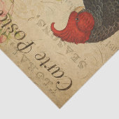 エフエメラフランスのハガキGanga Cockatoo Decompage 薄葉紙 (詳細)