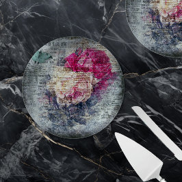 エフエメラフローラバタフライニュースプリント ペーパープレート