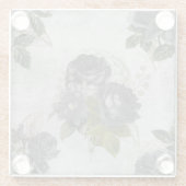 エフエメラブラック&グリーン ガラスコースター (裏面)