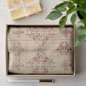 エフエメラブルゴーニュ紙シリーズデザイン12 薄葉紙 (ギフト)