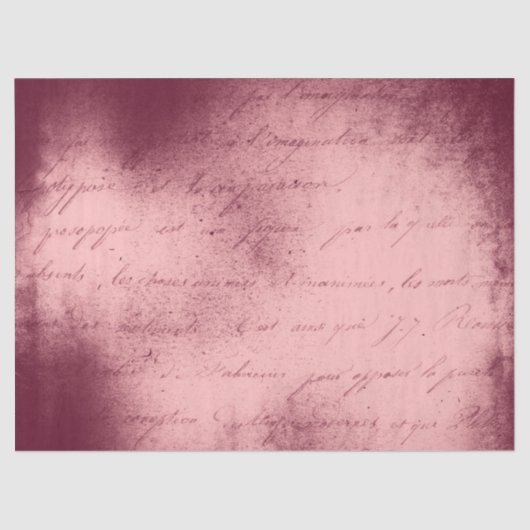 エフエメラブルゴーニュ紙シリーズデザイン4 薄葉紙 (正面)