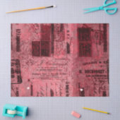 エフエメラブルゴーニュ紙シリーズデザイン9 薄葉紙 (クラフト)