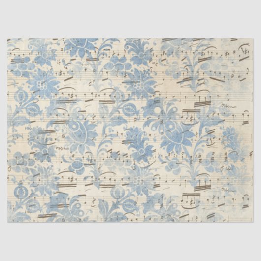 エフエメラブルー紙シリーズデザイン12 薄葉紙 (正面)