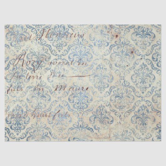 エフエメラブルー紙シリーズデザイン16 薄葉紙 (正面)