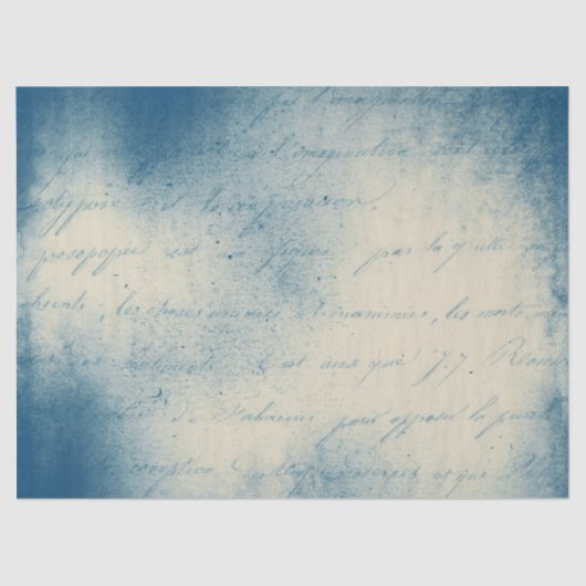 エフエメラブルー紙シリーズデザイン18 薄葉紙 (正面)