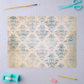 エフエメラブルー紙シリーズデザイン3 薄葉紙 (クラフト)