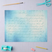 エフエメラブルー紙シリーズデザイン4 薄葉紙 (クラフト)