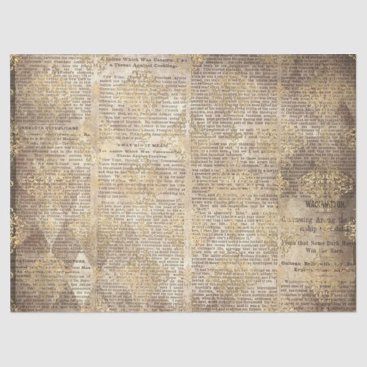 エフエメラ金ゴールド紙シリーズデザイン20 薄葉紙 (正面)