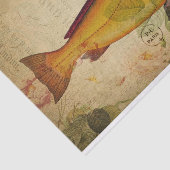 エフエラカラフルサケのバスフィッシュの切り離 薄葉紙 (詳細)