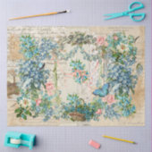 エフビクトリアンエマ忘れル-Me-Not Collage 2 薄葉紙 (クラフト)