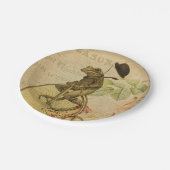 エフフランスのエメラカエル乗用自転車バラ ペーパープレート (アングル)