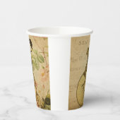 エフフランスのエメラカエル乗用自転車バラ 紙コップ (左)