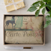 エフフランスのエメラレディーウィペット犬のフローラデコップ 薄葉紙 (ギフト)