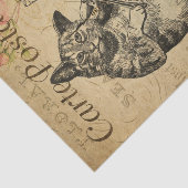 エフフランスのエメラ猫の遊バイオリンバラのデコページ 薄葉紙 (詳細)