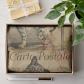 エフフランスのエメラ猫の遊バイオリンバラのデコページ 薄葉紙 (ギフト)