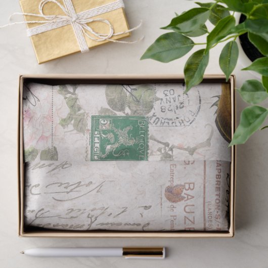 エフフランスのエメラ郵政書きレディティッシュペーパー 薄葉紙 (ギフト)