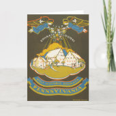 エフラタ回廊のヴィンテージ旅行ポスター カード (正面)