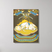 エフラタ回廊のヴィンテージ旅行ポスター キャンバスプリント (正面)