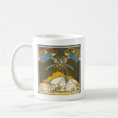 エフラタ回廊のヴィンテージ旅行ポスター コーヒーマグカップ (左)