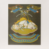 エフラタ回廊のヴィンテージ旅行ポスター ジグソーパズル (縦)