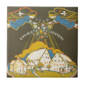 エフラタ回廊のヴィンテージ旅行ポスター タイル (正面)