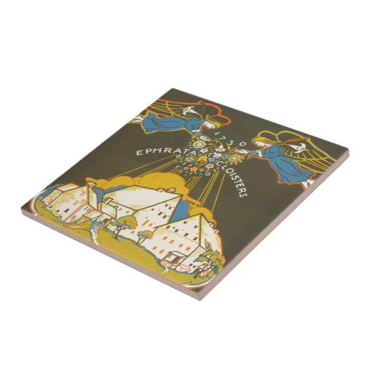 エフラタ回廊のヴィンテージ旅行ポスター タイル (側面)