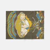 エフラタ回廊のヴィンテージ旅行ポスター フリースブランケット (正面(横))