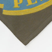 エフラタ回廊のヴィンテージ旅行ポスター フリースブランケット (角)