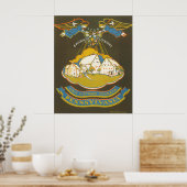 エフラタ回廊のヴィンテージ旅行ポスター ポスター (キッチン)