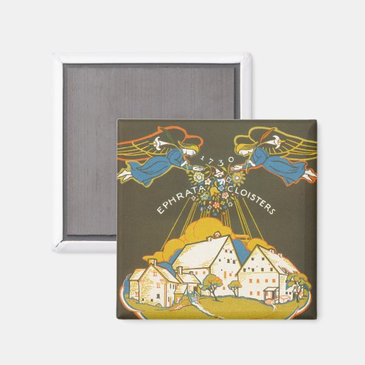 エフラタ回廊のヴィンテージ旅行ポスター マグネット (正面/裏面)