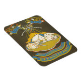 エフラタ回廊のヴィンテージ旅行ポスター マグネット (右側)